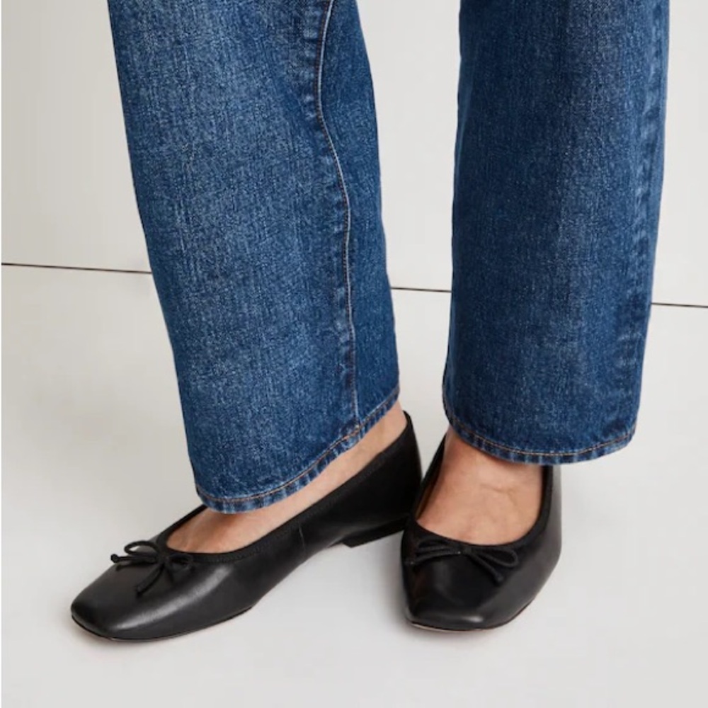 Madewell Anelise Black Ballet Flats - Size 9